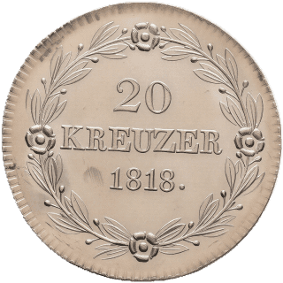 Württemberg Württemberg 20 kreuzer, 1818 coin 2
