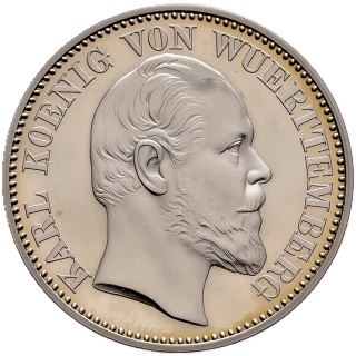 Württemberg Württemberg ½ gulden, 1865-1868 coin 1