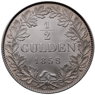 Württemberg Württemberg ½ gulden, 1858-1864 coin 2