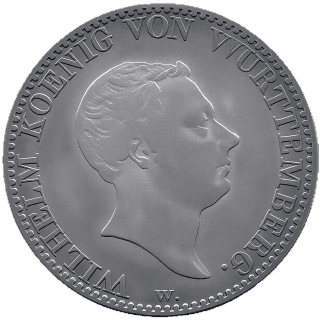 Württemberg Württemberg 1 gulden, 1824 coin 1