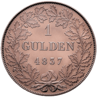 Württemberg Württemberg 1 gulden, 1837-1838 coin 2