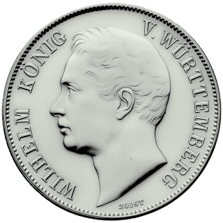 Württemberg Württemberg 1 gulden, 1838-1856 coin 1