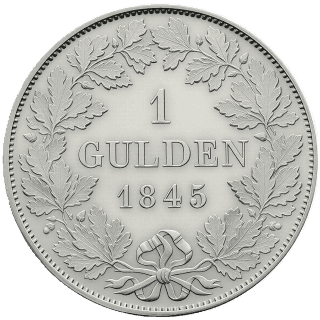 Württemberg Württemberg 1 gulden, 1838-1856 coin 2