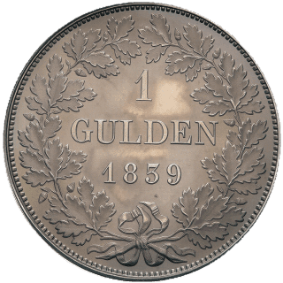 Württemberg Württemberg 1 gulden, 1839-1841 coin 2