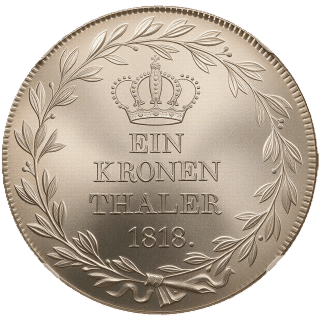 Württemberg Württemberg 1 thaler, 1818 coin 2