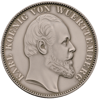 Württemberg Württemberg 1 vereinsthaler, 1868-1870 coin 1
