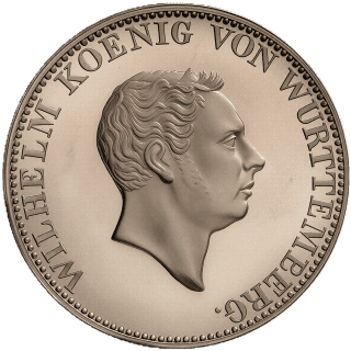 Württemberg Württemberg 2 gulden, 1824 coin 1