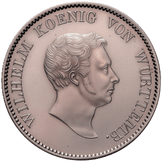 Württemberg Württemberg 2 gulden, 1825 coin 1