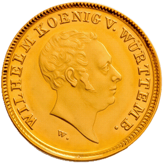 Württemberg Württemberg 5 gulden, 1839 coin 1