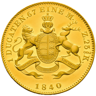 Württemberg Württemberg 1 ducat, 1840-1848 coin 2