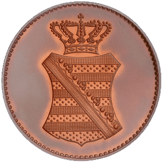 Saxony Saxony 3 pfennig, 1825-1833 coin 1