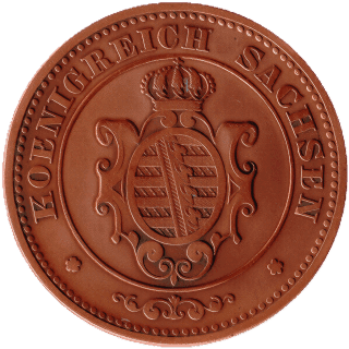 Saxony Saxony 2 pfennig, 1862-1873 coin 1