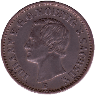 Saxony Saxony 2 neugroschen, 1868-1873 coin 1