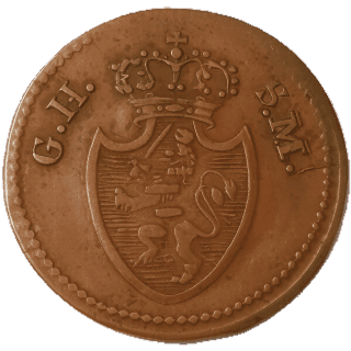 Hessen-Darmstadt Hessen-Darmstadt 1 pfennig, 1811-1819 coin 1