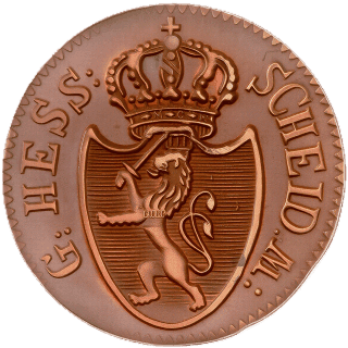 Hessen-Darmstadt Hessen-Darmstadt ¼ kreuzer, 1809-1816 coin 1