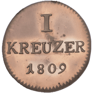 Hessen-Darmstadt Hessen-Darmstadt 1 kreuzer, 1807-1809 coin 2