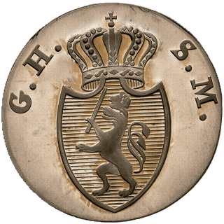Hessen-Darmstadt Hessen-Darmstadt 1 kreuzer, 1819 coin 1