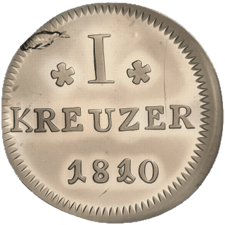 Hessen-Darmstadt Hessen-Darmstadt 1 kreuzer, 1809-1817 coin 2