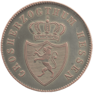 Hessen-Darmstadt Hessen-Darmstadt 1 kreuzer, 1837-1842 coin 1