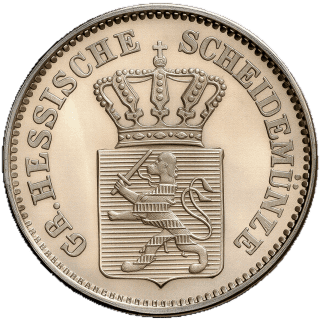 Hessen-Darmstadt Hessen-Darmstadt 1 kreuzer, 1858-1872 coin 1