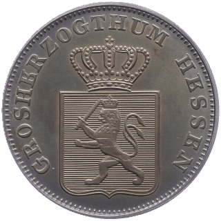 Hessen-Darmstadt Hessen-Darmstadt 3 kreuzer, 1848-1856 coin 1