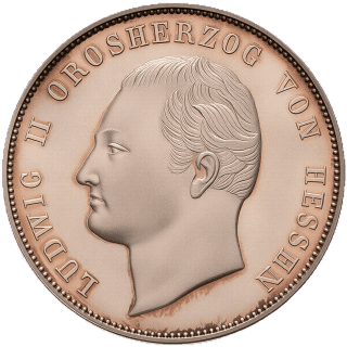 Hessen-Darmstadt Hessen-Darmstadt 1 gulden, 1837 coin 1