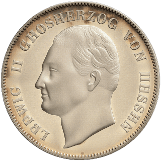 Hessen-Darmstadt Hessen-Darmstadt 1 gulden, 1838 coin 1