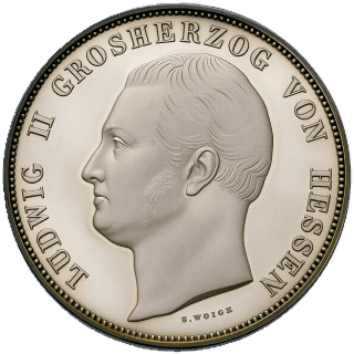 Hessen-Darmstadt Hessen-Darmstadt 1 kronenthaler, 1833-1837 coin 1