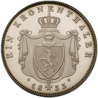 Hessen-Darmstadt Hessen-Darmstadt 1 kronenthaler, 1833-1837 coin 2