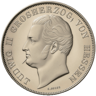 Hessen-Darmstadt Hessen-Darmstadt 2 gulden, 1845-1847 coin 1