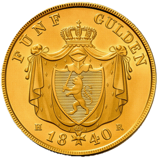 Hessen-Darmstadt Hessen-Darmstadt 5 gulden, 1835-1842 coin 2