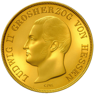 Hessen-Darmstadt Hessen-Darmstadt 10 gulden, 1840-1842 coin 1