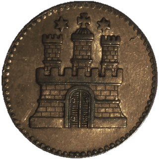Hamburg Hamburg 1 dreiling, 1855 coin 1