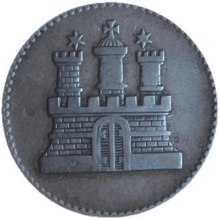 Hamburg Hamburg 1 sechsling, 1855 coin 1