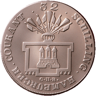 Hamburg Hamburg 32 schilling, 1794-1797 coin 1