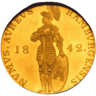 Hamburg Hamburg 1 ducat, 1835-1842 coin 1