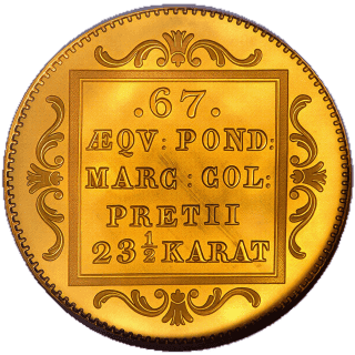 Hamburg Hamburg 1 ducat, 1843-1850 coin 2