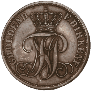 Oldenburg-Birkenfeld Oldenburg-Birkenfeld 1 pfennig, 1859 coin 1