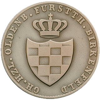 Oldenburg-Birkenfeld Oldenburg-Birkenfeld 1 silbergroschen, 1848 coin 1