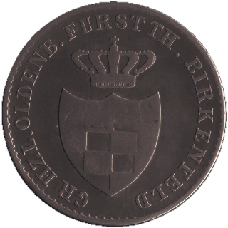 Oldenburg-Birkenfeld Oldenburg-Birkenfeld 2½ silbergroschen, 1848 coin 1