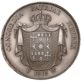 Waldeck Waldeck 1 thaler, 1813 coin 2