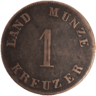 Saxe-Coburg and Gotha Saxe-Coburg and Gotha 1 kreuzer, 1831-1837 coin 2