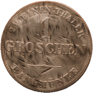 Saxe-Coburg and Gotha Saxe-Coburg and Gotha 1 groschen, 1837 coin 2