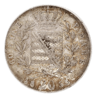 Saxe-Coburg and Gotha Saxe-Coburg and Gotha 20 kreuzer, 1835-1836 coin 2
