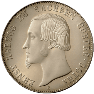 Saxe-Coburg and Gotha Saxe-Coburg and Gotha 1 thaler, 1848 coin 1