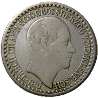 Mecklenburg-Schwerin Mecklenburg-Schwerin ¹⁄₁₂ thaler, 1848 coin 1