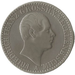 Mecklenburg-Schwerin Mecklenburg-Schwerin ⅙ thaler, 1848 coin 1