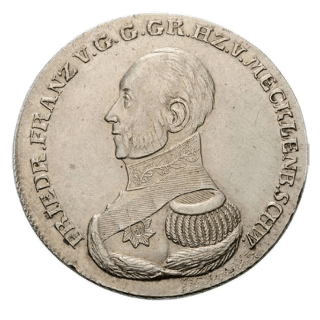 Mecklenburg-Schwerin Mecklenburg-Schwerin ⅔ thaler, 1825-1826 coin 1