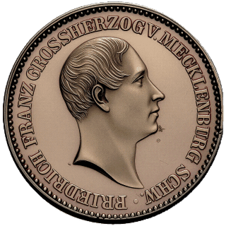 Mecklenburg-Schwerin Mecklenburg-Schwerin ⅔ thaler, 1845 coin 1
