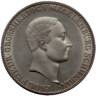 Mecklenburg-Schwerin Mecklenburg-Schwerin ⅔ thaler, 1839-1841 coin 1